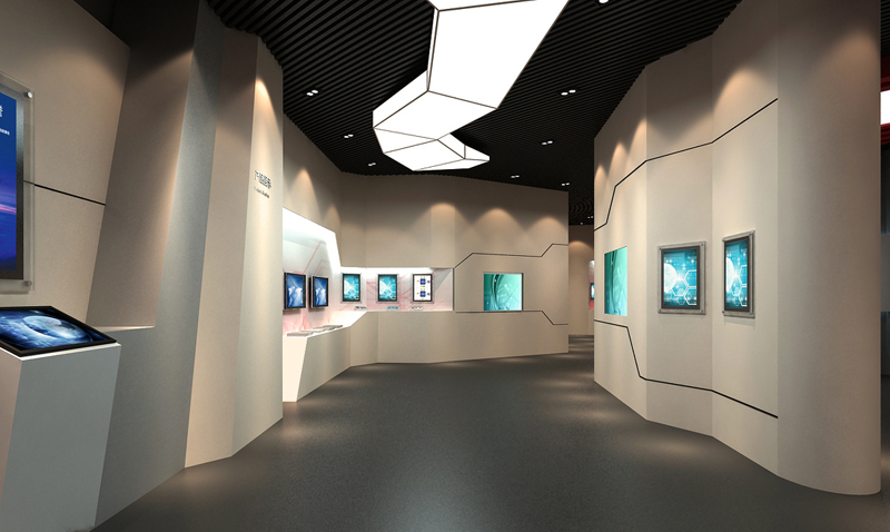 展廳設計,企業展廳設計公司,展廳設計效果圖,特發國際
