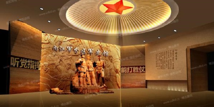 軍史館展廳,軍史館效果圖,博物館設計方案,軍史館方案