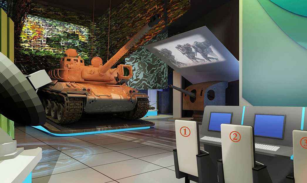 軍事設計科技展廳